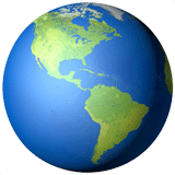 Earth Globe Americas 1f30e